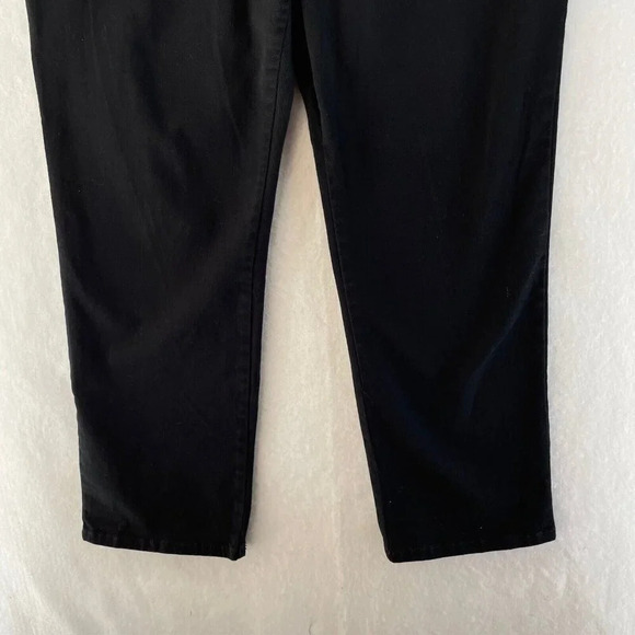 Gloria Vanderbilt Amanda Jeans Womens Sz 16 Black Classic Fit Tapered High Waist - Picture 7 of 10